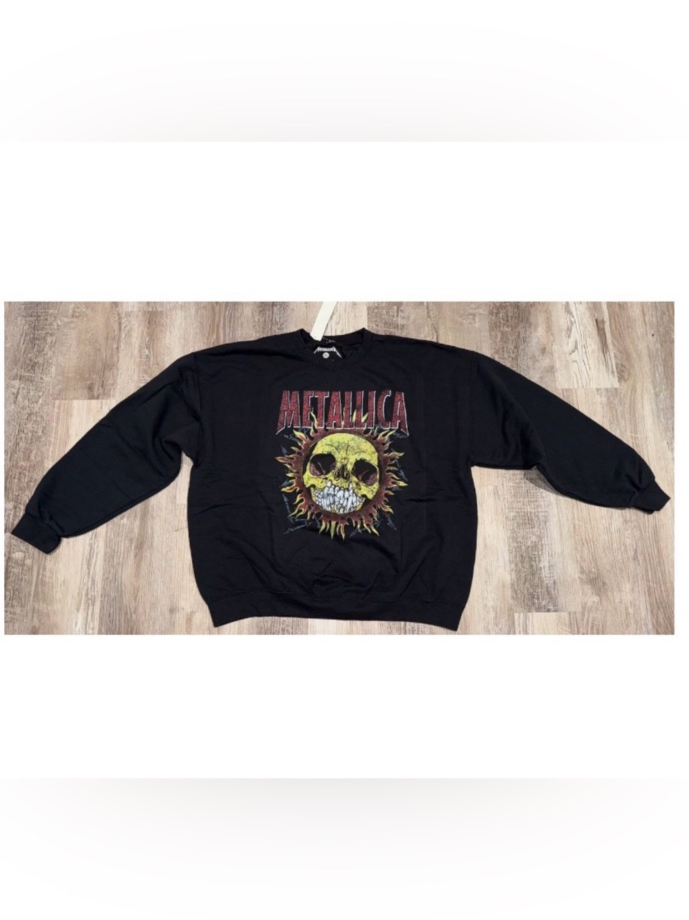 NWT Men's Metallica Crew Sweatshirt Size XL